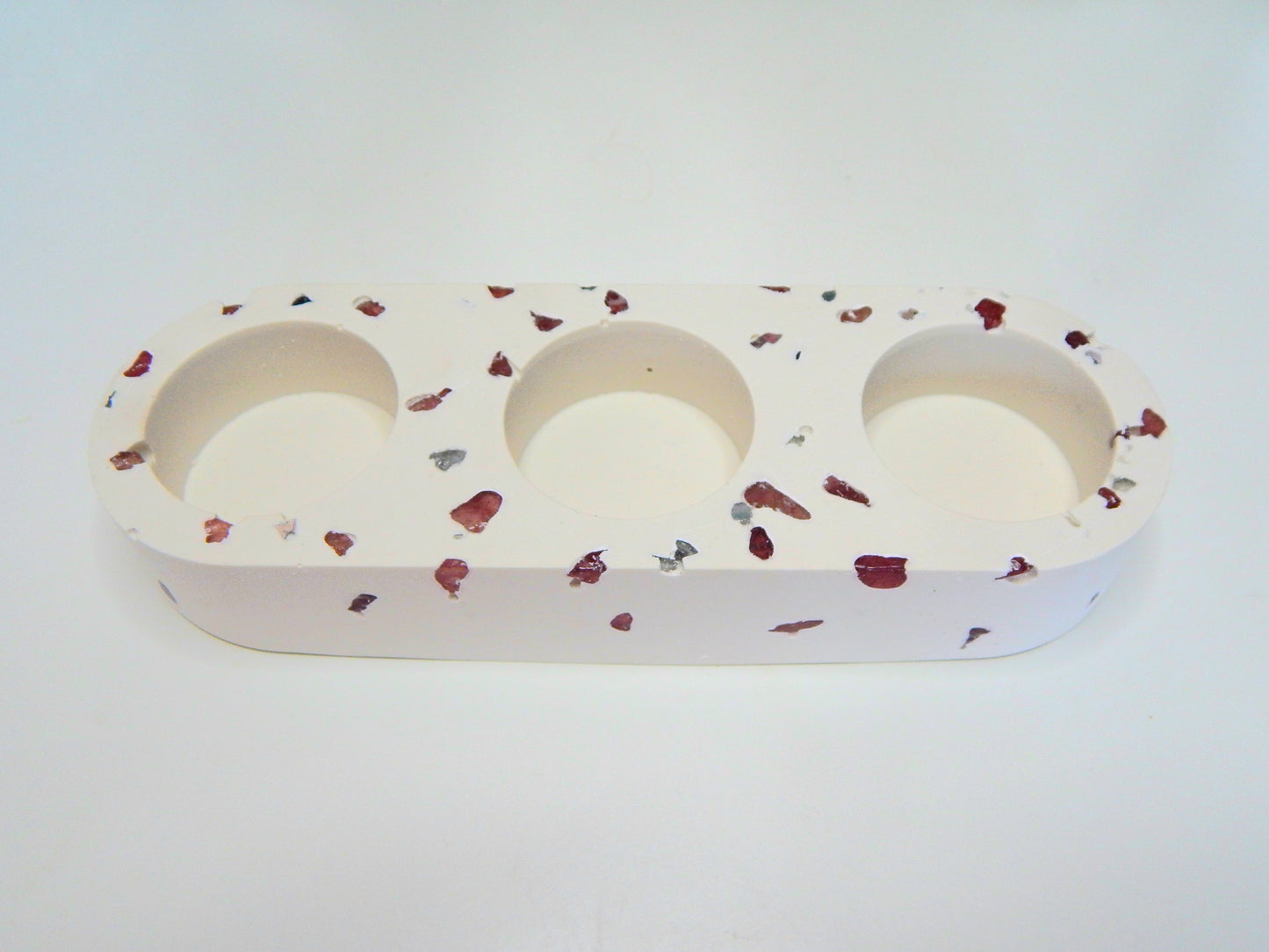 Support Bougie - Quartz Fraise
