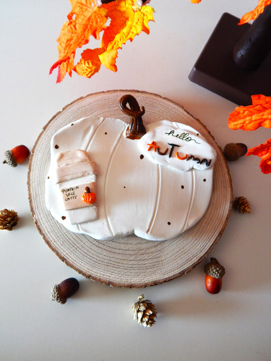 Plateau décoratif - Pumpkin Spice Latte