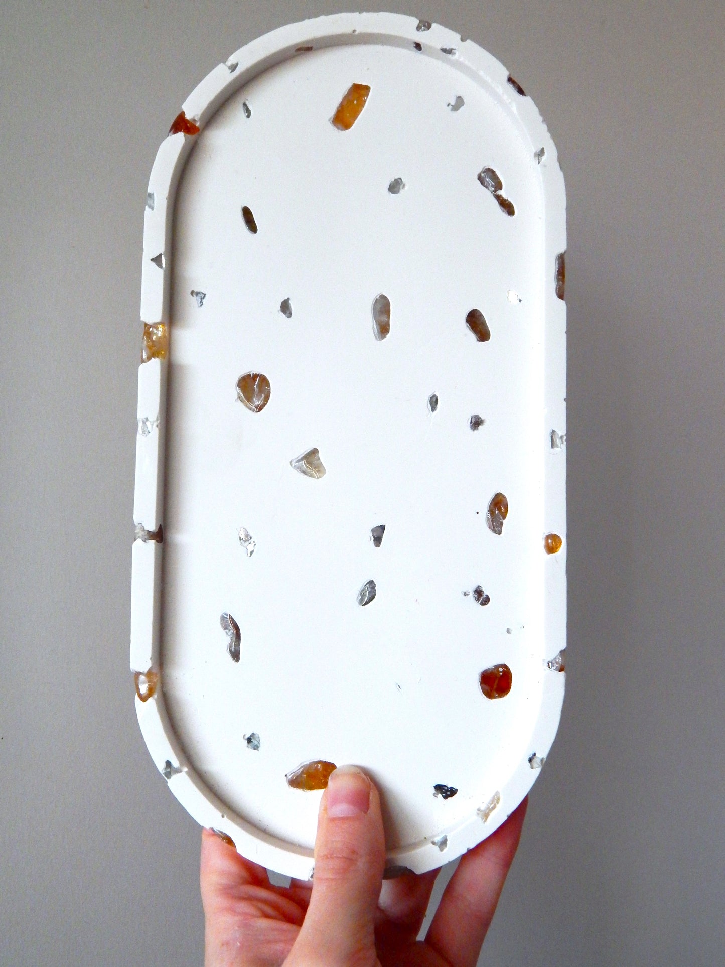 Plateau incrusté - Citrine