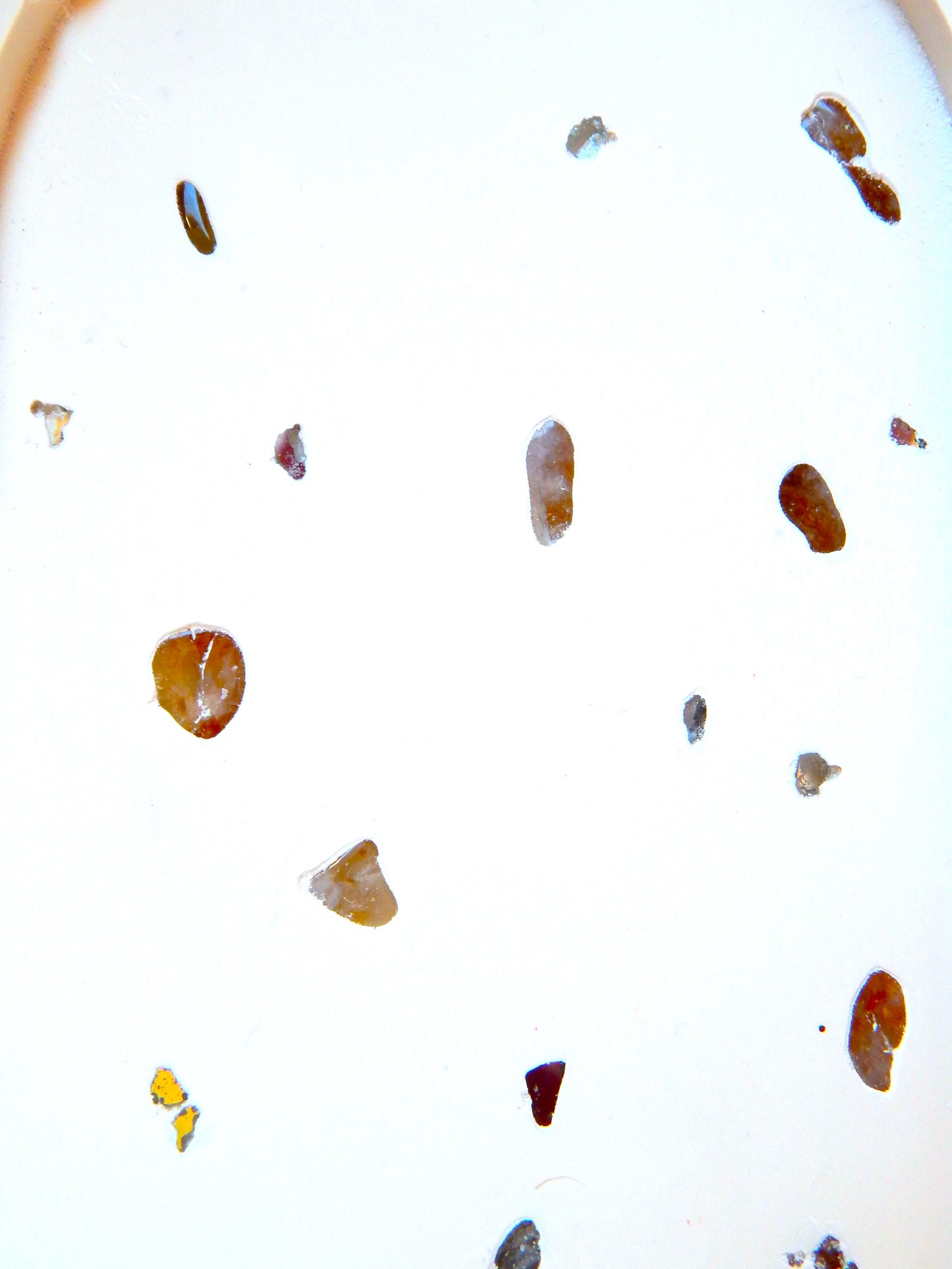 Plateau incrusté - Citrine